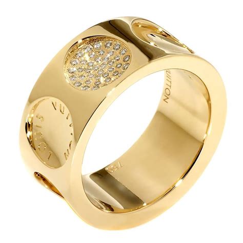 louis vuitton mens gold ring|Louis Vuitton diamond ring.